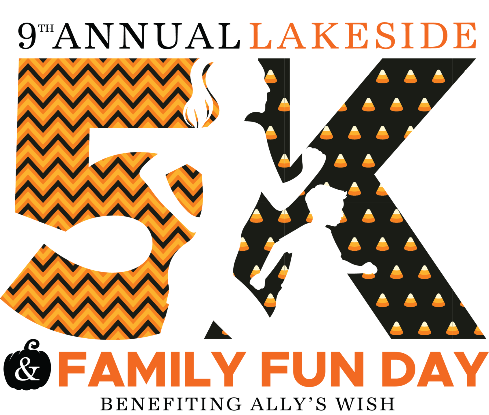 9th Annual Lakeside 5K Family Fun Day Benefiting Ally's Wish on October 31st 202
